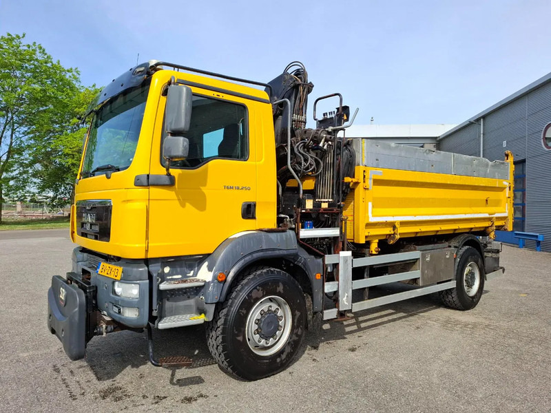 MAN TGM 18.250 / 4X4 / NL TRUCK / TUV:30-04-2026 / 118783 KM / HMF 1110 K2 / ROTATOR / GOOD TYRES / FULL-STEEL / DRUM BRAKES / MANUA - מזהיר, משאית מנוף: תמונה 3 MAN TGM 18.250 / 4X4 / NL TRUCK / TUV:30-04-2026 / 118783 KM / HMF 1110 K2 / ROTATOR / GOOD TYRES / FULL-STEEL / DRUM BRAKES / MANUA - מזהיר, משאית מנוף: תמונה 3