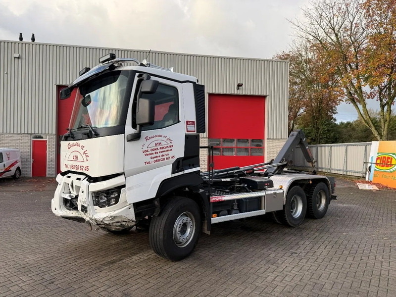 Renault C480 / ENGINE RUNNING / 6X4 / HIAB 21TON HOOKLIFT / ONLY:146334 KM / AUTOMATIC / EURO-6 / 2020 - משאית הרמת וו: תמונה 2 Renault C480 / ENGINE RUNNING / 6X4 / HIAB 21TON HOOKLIFT / ONLY:146334 KM / AUTOMATIC / EURO-6 / 2020 - משאית הרמת וו: תמונה 2