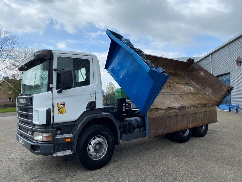 Scania 114-340 / 6X4 / 2 SIDE TIPPER / BIG AXLE / FULL-STEEL / DRUM BRAKES / MANUAL / 1999 - מזהיר: תמונה 3 Scania 114-340 / 6X4 / 2 SIDE TIPPER / BIG AXLE / FULL-STEEL / DRUM BRAKES / MANUAL / 1999 - מזהיר: תמונה 3