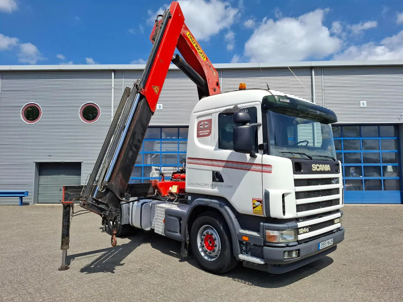 Scania 124G-420 / RETARDER / PALFINGER PK32080 / DOUBLE TANK / AIRCO / GOOD CONDITION / MANUAL / EURO-3 / 2004 - משאית מנוף: תמונה 3 Scania 124G-420 / RETARDER / PALFINGER PK32080 / DOUBLE TANK / AIRCO / GOOD CONDITION / MANUAL / EURO-3 / 2004 - משאית מנוף: תמונה 3