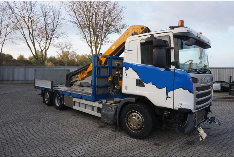 Scania G490 / ENGINE RUNNING / RETARDER / EFFER 255-5S CRANE REMOTE / PLATFORM / FULL-AIR / AUTOMATIC / EURO-6 / 2014 - משאית מנוף: תמונה 4 Scania G490 / ENGINE RUNNING / RETARDER / EFFER 255-5S CRANE REMOTE / PLATFORM / FULL-AIR / AUTOMATIC / EURO-6 / 2014 - משאית מנוף: תמונה 4