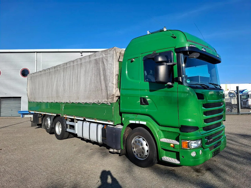 Scania R410 / GERMAN TRUCK / RETARDER / LIFT+LENKACHSE / SLIDING ROOF / SMART TACHO / PARK AIRCO / NAVI / LWDS / AUTOMATIC / EURO-6 / 2 - משאית וילונות צד: תמונה 2 Scania R410 / GERMAN TRUCK / RETARDER / LIFT+LENKACHSE / SLIDING ROOF / SMART TACHO / PARK AIRCO / NAVI / LWDS / AUTOMATIC / EURO-6 / 2 - משאית וילונות צד: תמונה 2