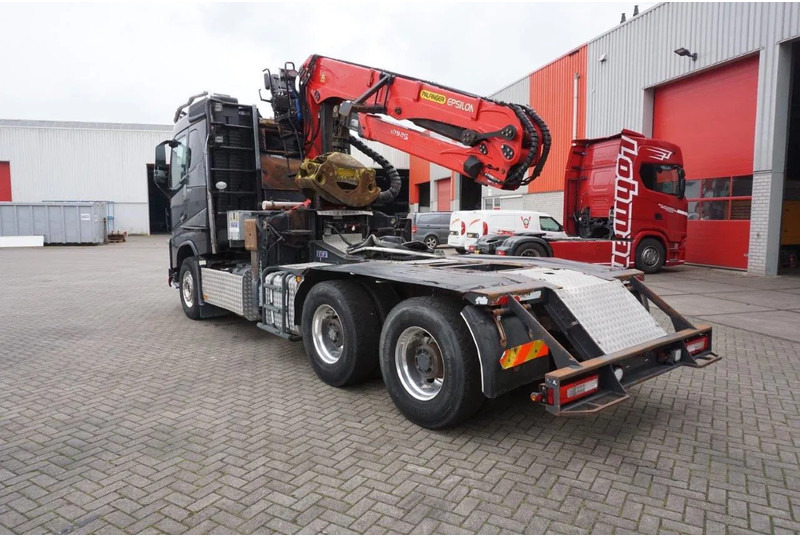 משאית עץ, משאית מנוף Volvo FH16-750 / ENGINE RUNNING / 6x4 / RETARDER / BIG AXLE / VEB+ / PALFINGER FD250 / EURO-6 / 2016: תמונה 6