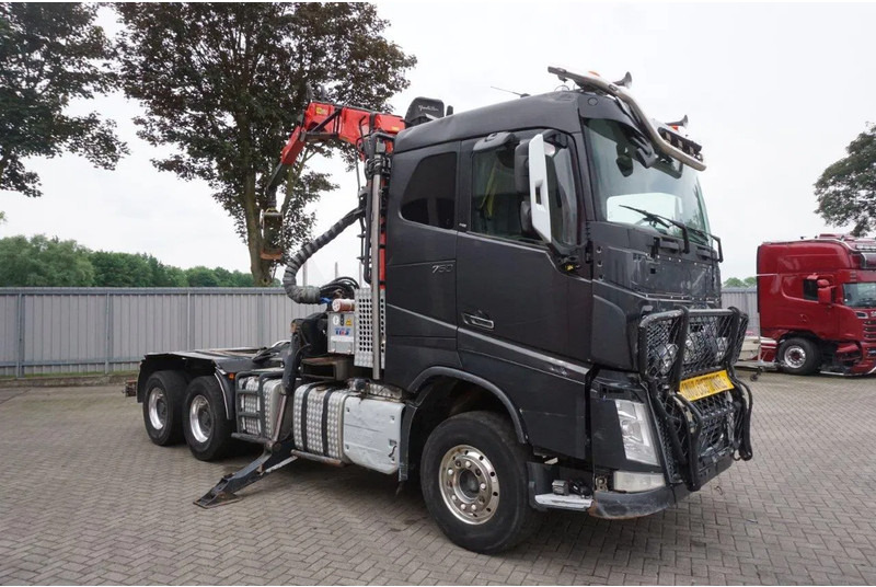 Volvo FH16-750 / ENGINE RUNNING / 6x4 / RETARDER / BIG AXLE / VEB+ / PALFINGER FD250 / EURO-6 / 2016 - משאית עץ, משאית מנוף: תמונה 4 Volvo FH16-750 / ENGINE RUNNING / 6x4 / RETARDER / BIG AXLE / VEB+ / PALFINGER FD250 / EURO-6 / 2016 - משאית עץ, משאית מנוף: תמונה 4