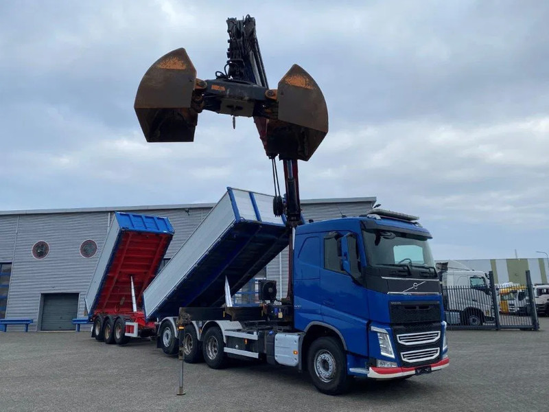 Volvo FH4-500 / HMF 3220K-RC / REMOTE / ROTATOR / 3SIDE TIPPER / DYNAMIC STEERING / ONLY:302623 KM / AUTOMATIC / EURO-6 / 2017 - משאית מנוף: תמונה 3 Volvo FH4-500 / HMF 3220K-RC / REMOTE / ROTATOR / 3SIDE TIPPER / DYNAMIC STEERING / ONLY:302623 KM / AUTOMATIC / EURO-6 / 2017 - משאית מנוף: תמונה 3