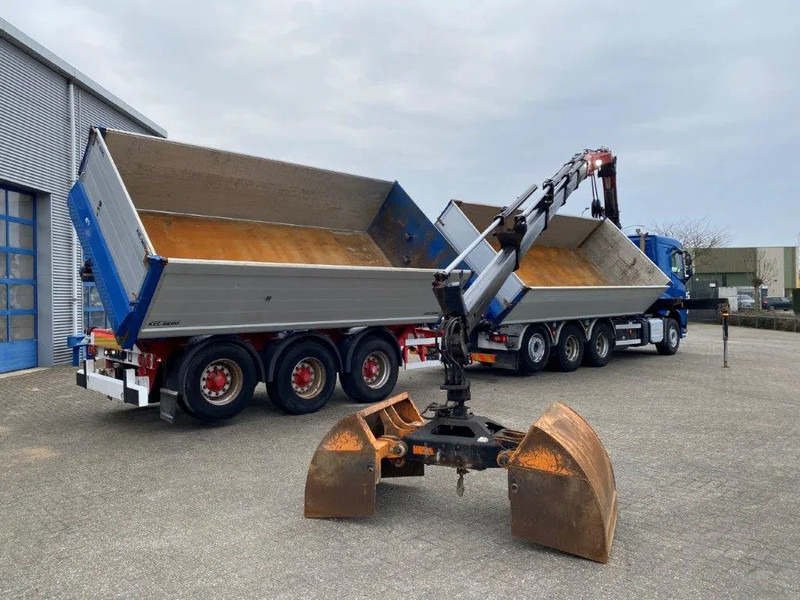 משאית מנוף Volvo FH4-500 / HMF 3220K-RC / REMOTE / ROTATOR / 3SIDE TIPPER / DYNAMIC STEERING / ONLY:302623 KM / AUTOMATIC / EURO-6 / 2017: תמונה 8