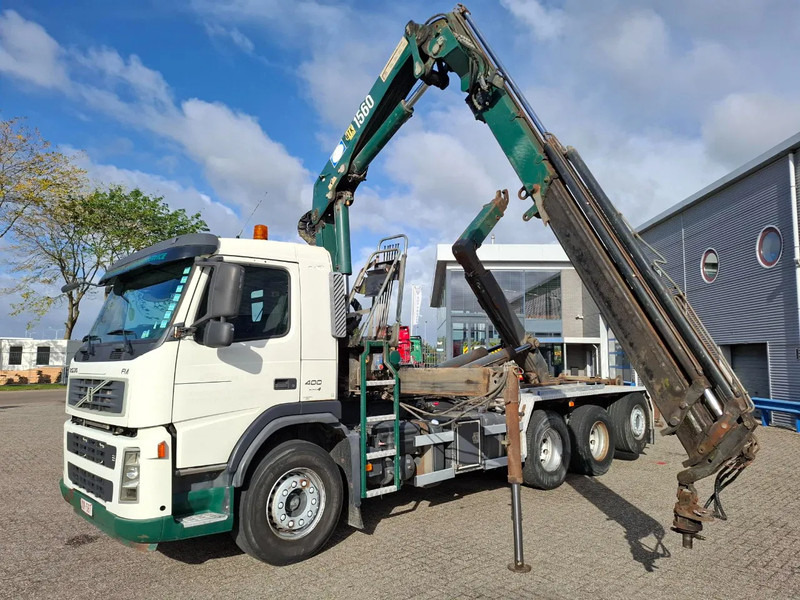 Volvo FM13-400 / 8X4 / AJK HOOK 25TON / CRANE HMF 1560 K3 / ROTATOR / LIFT+LENKACHSE / AIRCO / MANUAL / EURO-4 / 2007 - משאית מנוף: תמונה 1 Volvo FM13-400 / 8X4 / AJK HOOK 25TON / CRANE HMF 1560 K3 / ROTATOR / LIFT+LENKACHSE / AIRCO / MANUAL / EURO-4 / 2007 - משאית מנוף: תמונה 1
