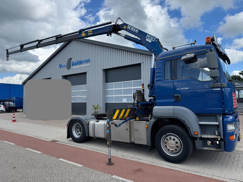 MAN TGA 18.310, Crane Pesci SE155N/4, Manual Kran, Grua, Grue, Kraan - יחידת טרקטור: תמונה 1 MAN TGA 18.310, Crane Pesci SE155N/4, Manual Kran, Grua, Grue, Kraan - יחידת טרקטור: תמונה 1