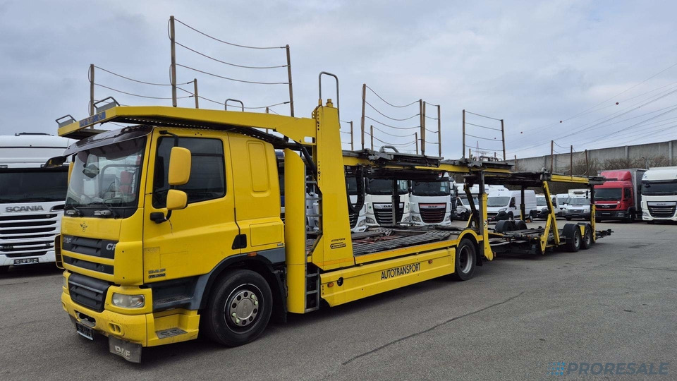 DAF FA CF 75.360 EURO 5 přepravník aut - prodejné jen s přívěsem GROENEWOLD P0461K - cena je za celou soupravu - משאית הובלה אוטומטית: תמונה 2 DAF FA CF 75.360 EURO 5 přepravník aut - prodejné jen s přívěsem GROENEWOLD P0461K - cena je za celou soupravu - משאית הובלה אוטומטית: תמונה 2