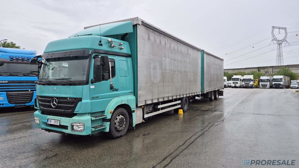 MERCEDES-BENZ AXOR 1829 L EURO 5 velkoobjemová souprava - prodejné jen s přívěsem RUFA ZTC 13-21 P0470Z - cena je za celou soupravu - משאית וילונות צד: תמונה 2 MERCEDES-BENZ AXOR 1829 L EURO 5 velkoobjemová souprava - prodejné jen s přívěsem RUFA ZTC 13-21 P0470Z - cena je za celou soupravu - משאית וילונות צד: תמונה 2