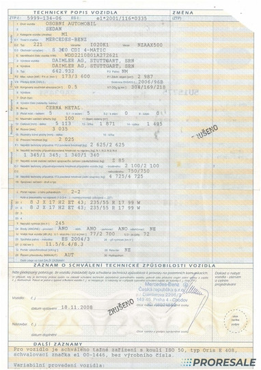 מכונית MERCEDES-BENZ S 320 CDI 4-MATIC 2987 cm3 173 kW - není možný odpočet DPH: תמונה 22 מכונית MERCEDES-BENZ S 320 CDI 4-MATIC 2987 cm3 173 kW - není možný odpočet DPH: תמונה 22