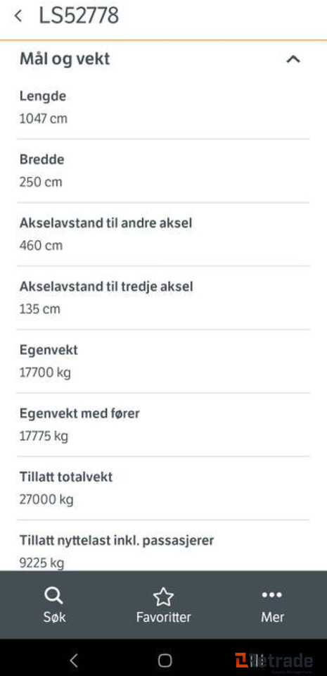 1999 modell MAN 26.414 6x2 kranbil - משאית צד נופל/ שטוחה, משאית מנוף: תמונה 5 1999 modell MAN 26.414 6x2 kranbil - משאית צד נופל/ שטוחה, משאית מנוף: תמונה 5