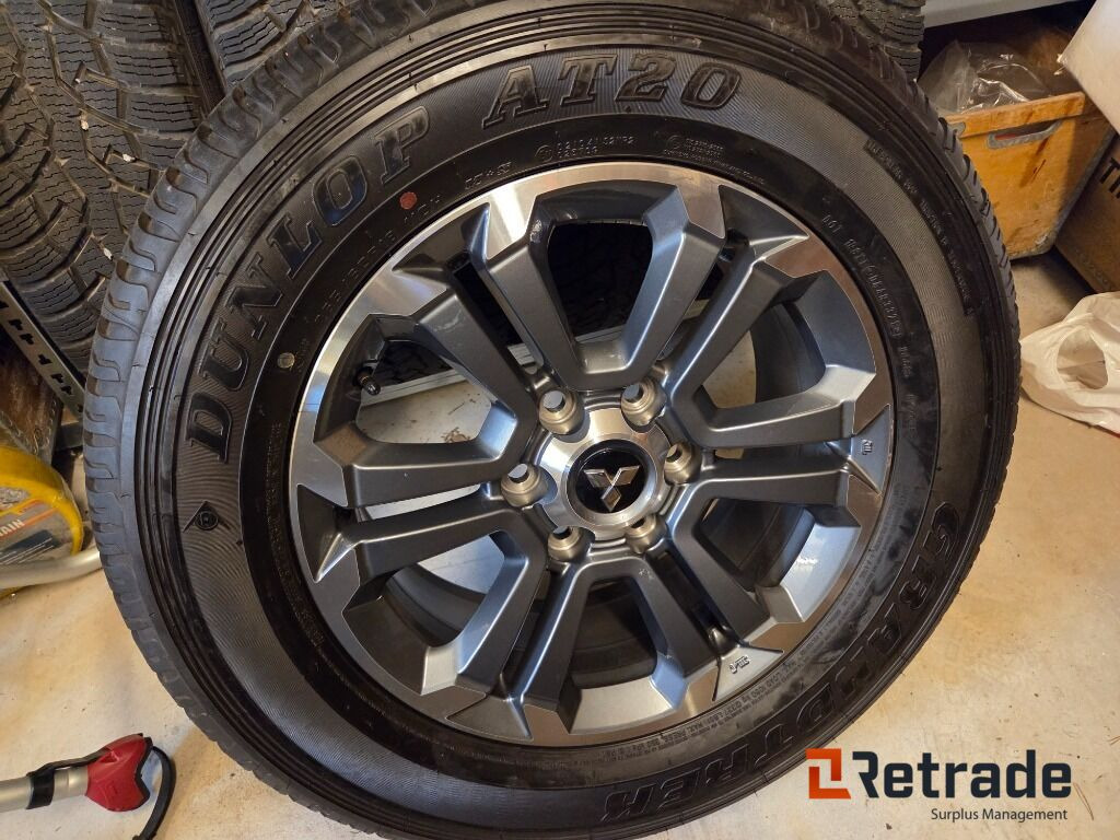 4 stk ubrukte felger og dekk som passer Mitsubishi L200 2022 mod - ציוד בנייה: תמונה 3 4 stk ubrukte felger og dekk som passer Mitsubishi L200 2022 mod - ציוד בנייה: תמונה 3