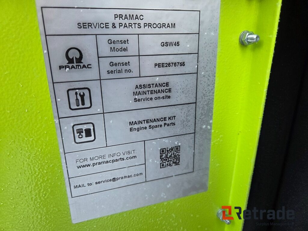 Elverk Pramac GSW45 Perkins - ציוד בנייה: תמונה 5 Elverk Pramac GSW45 Perkins - ציוד בנייה: תמונה 5