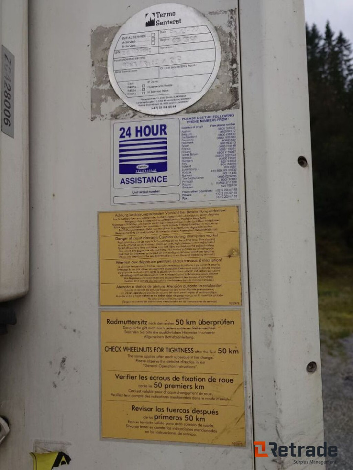 סמיטריילר עם קירור Kjøletralle / refrigerated transport Schmitz CARGOBULL SKO 20/LZG-13.4 FP 80/45: תמונה 10