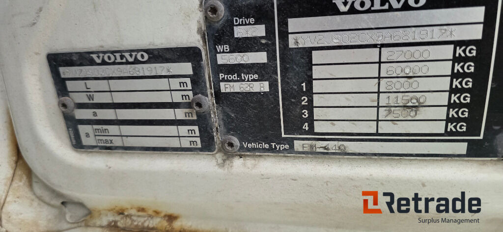 משאית תיבה Lastbil Volvo FM 440 6X2: תמונה 15 משאית תיבה Lastbil Volvo FM 440 6X2: תמונה 15