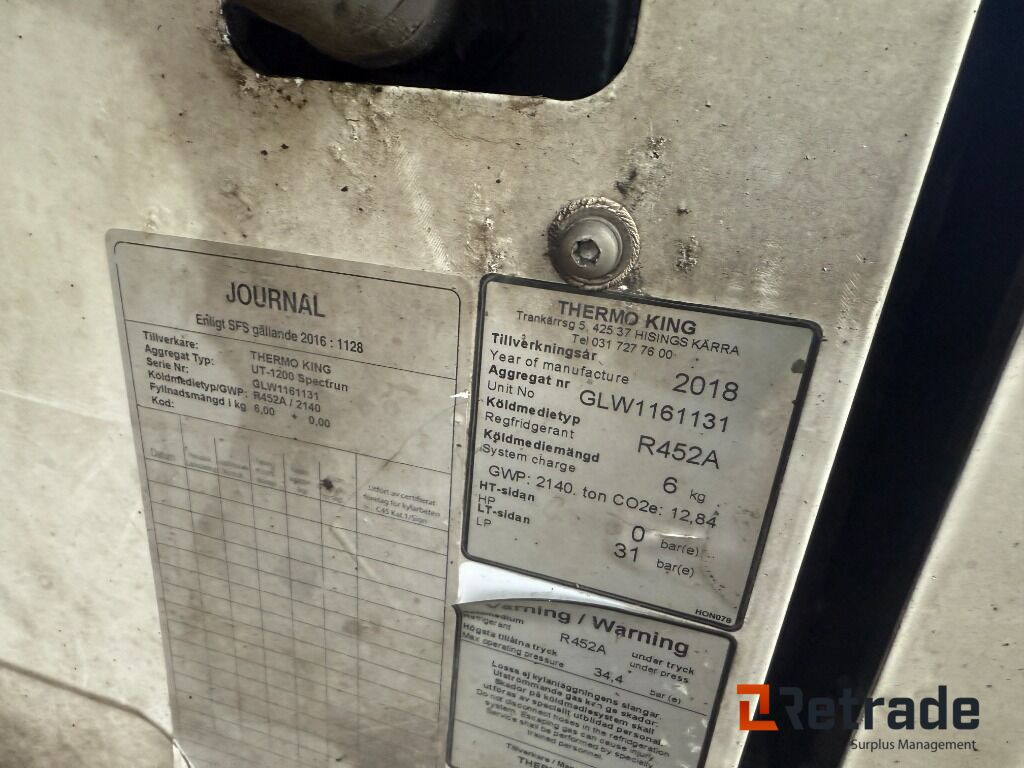 Lastbilsskåp JPGS med kylaggregat Thermo King - גוף החלפה למקרר: תמונה 5 Lastbilsskåp JPGS med kylaggregat Thermo King - גוף החלפה למקרר: תמונה 5