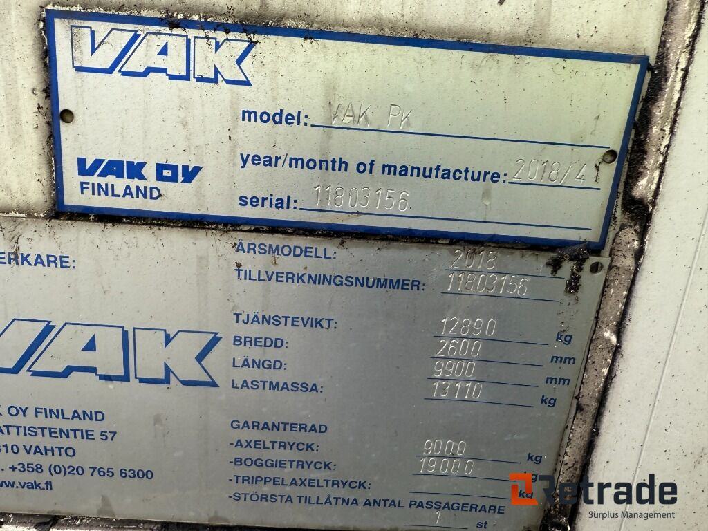 Lastbilsskåp VAK PK med kylaggregat Mitsubishi - גוף החלפה למקרר: תמונה 5 Lastbilsskåp VAK PK med kylaggregat Mitsubishi - גוף החלפה למקרר: תמונה 5