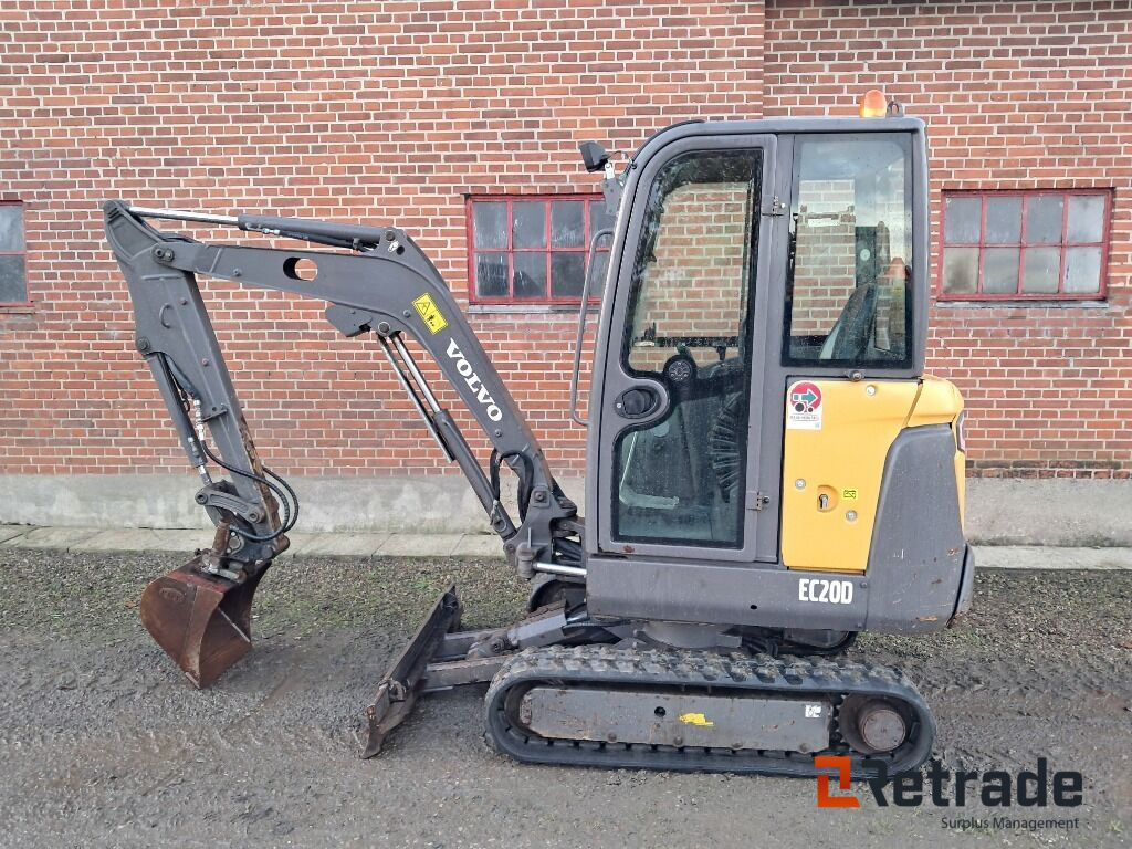 Minigraver Volvo EC20D - מיני מחפר: תמונה 5 Minigraver Volvo EC20D - מיני מחפר: תמונה 5