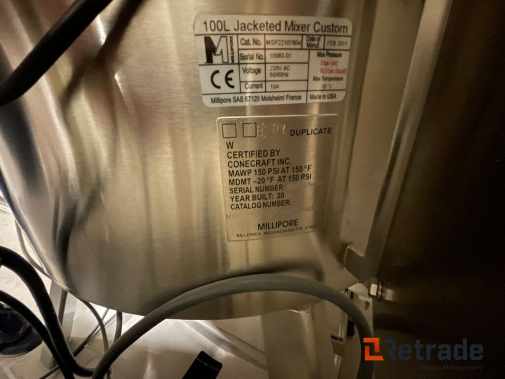 Mobius Mix100 Med Stål Kar / Mix100 With Steel Tub - ציוד תעשייתי: תמונה 4 Mobius Mix100 Med Stål Kar / Mix100 With Steel Tub - ציוד תעשייתי: תמונה 4