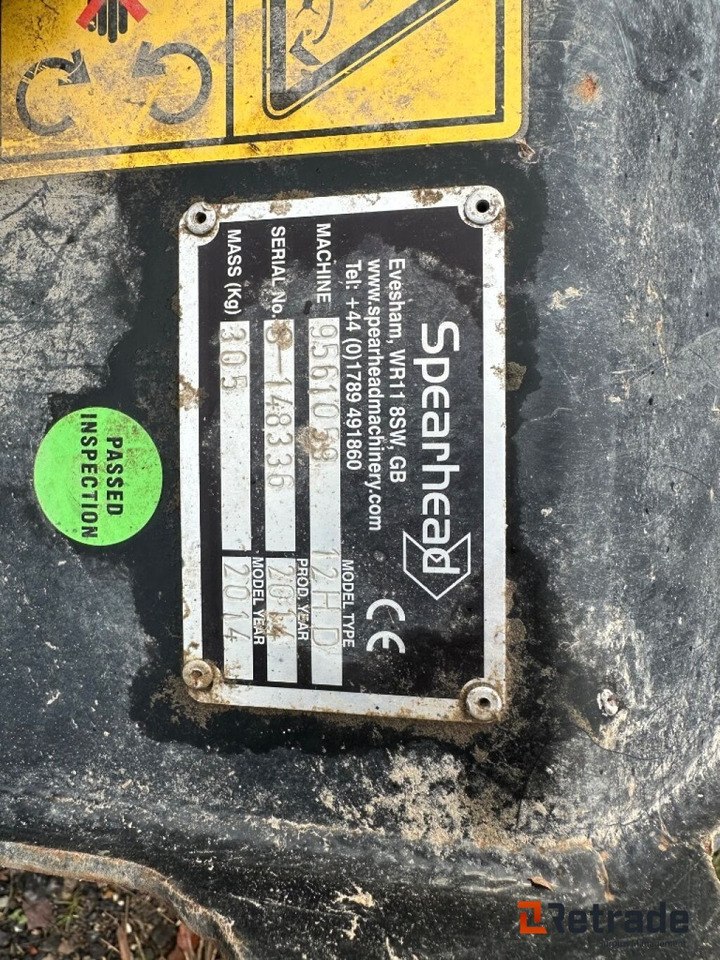 Spearhead 12HD slagle klipper - מכונה חקלאית: תמונה 3 Spearhead 12HD slagle klipper - מכונה חקלאית: תמונה 3