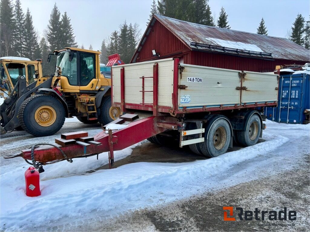 Tippkärra Nor Slep PHV 20 - קרון נגרר עם מזהיר: תמונה 1 Tippkärra Nor Slep PHV 20 - קרון נגרר עם מזהיר: תמונה 1