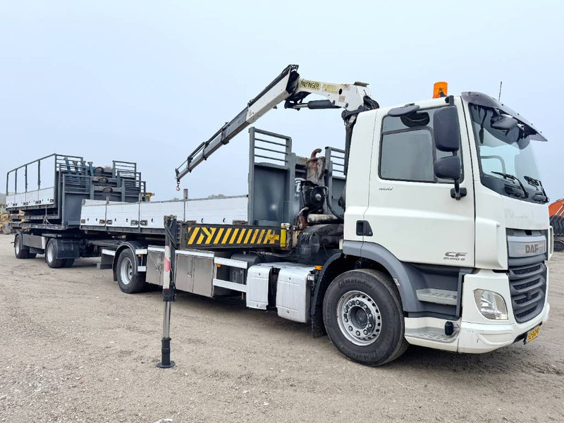 משאית מנוף DAF CF400 + 17m Palfinger Crane / kran + Trailer: תמונה 6