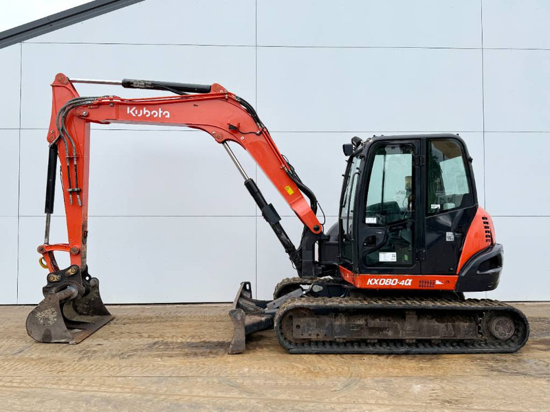 Kubota KX080-4a - Automatic Greasing / Hammer Lines - מיני מחפר: תמונה 1 Kubota KX080-4a - Automatic Greasing / Hammer Lines - מיני מחפר: תמונה 1