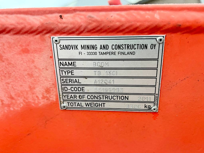 אסדת קידוח Sandvik DT1130i Drill Rig - Bohrmaschine / Top Condition: תמונה 18