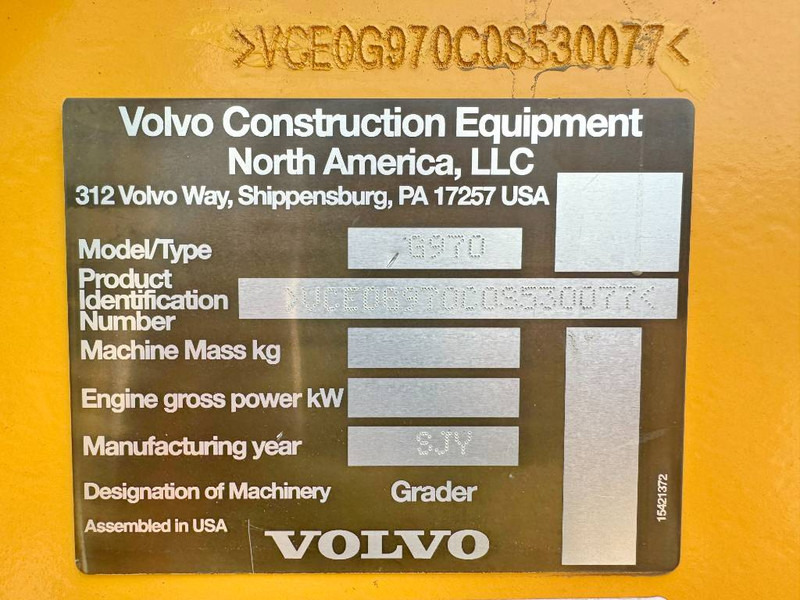 מפלסת Volvo G970 + RIPPER: תמונה 16