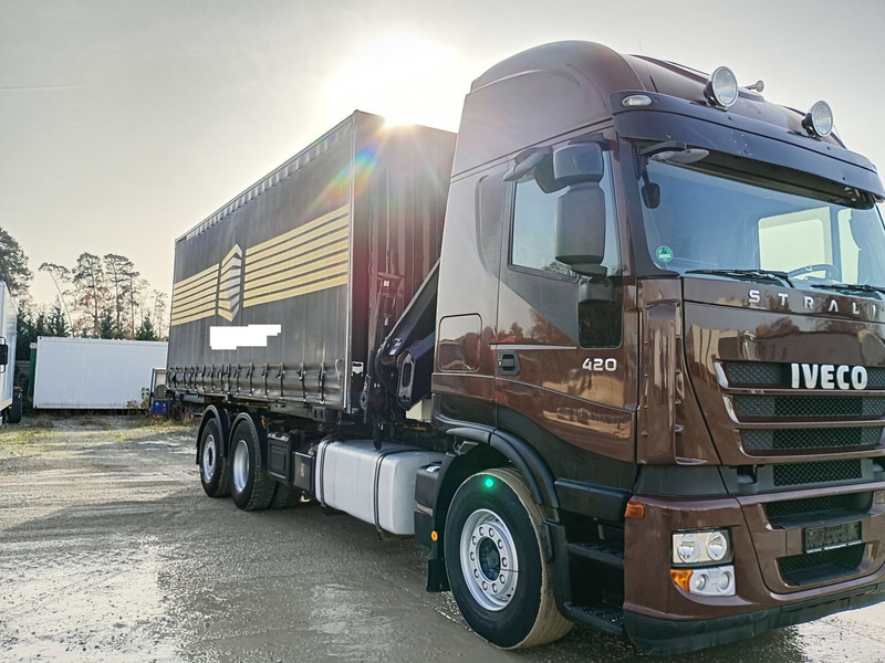 Iveco AS260S42Y/FS CM BDF HIAB 144E-4 HIDUO 12,7 m - משאית וילונות צד, משאית מנוף: תמונה 3 Iveco AS260S42Y/FS CM BDF HIAB 144E-4 HIDUO 12,7 m - משאית וילונות צד, משאית מנוף: תמונה 3