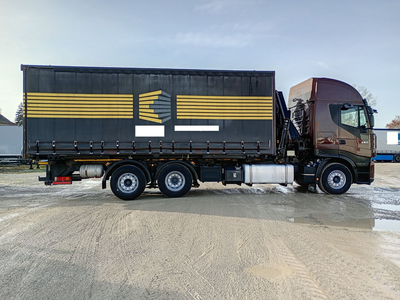 Iveco AS260S42Y/FS CM BDF HIAB 144E-4 HIDUO 12,7 m - משאית וילונות צד, משאית מנוף: תמונה 2 Iveco AS260S42Y/FS CM BDF HIAB 144E-4 HIDUO 12,7 m - משאית וילונות צד, משאית מנוף: תמונה 2