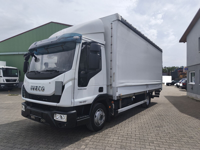 Iveco Eurocargo 75-210 Plane 3-Sitzer 4x2 Euro 6 LBW (20) - משאית וילונות צד: תמונה 1 Iveco Eurocargo 75-210 Plane 3-Sitzer 4x2 Euro 6 LBW (20) - משאית וילונות צד: תמונה 1
