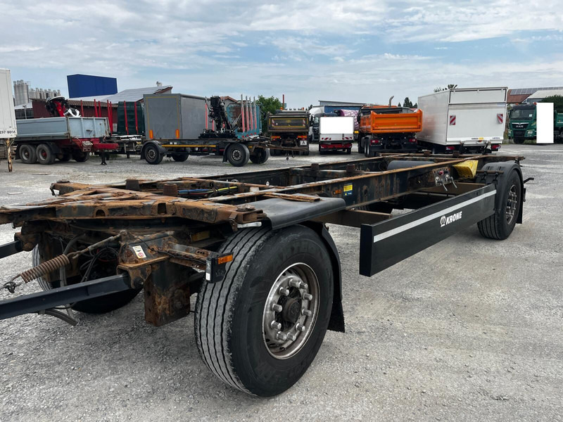 Krone AZ DB07CLNF 18F BDF Anhänger - קרון נגרר שלדה: תמונה 1 Krone AZ DB07CLNF 18F BDF Anhänger - קרון נגרר שלדה: תמונה 1
