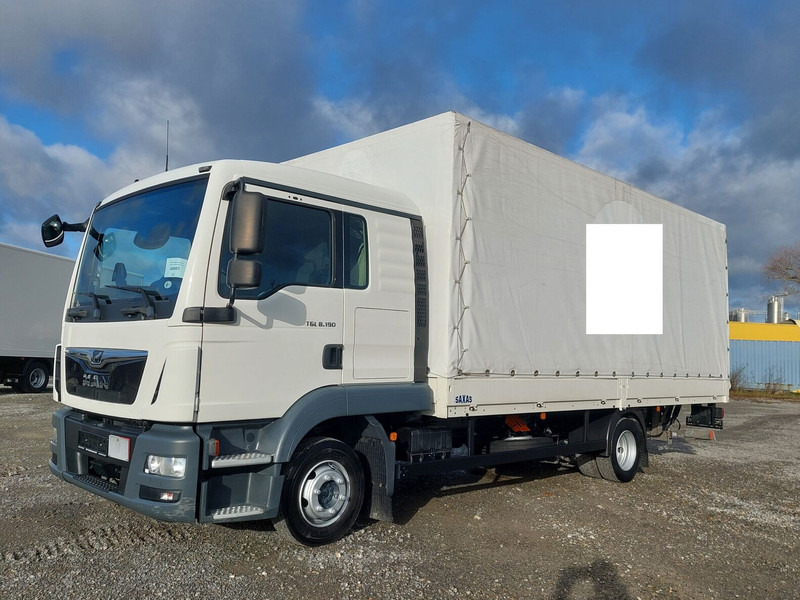 MAN TGL 8.190 L 4x2 Euro 6 LBW AHK - משאית וילונות צד: תמונה 1 MAN TGL 8.190 L 4x2 Euro 6 LBW AHK - משאית וילונות צד: תמונה 1