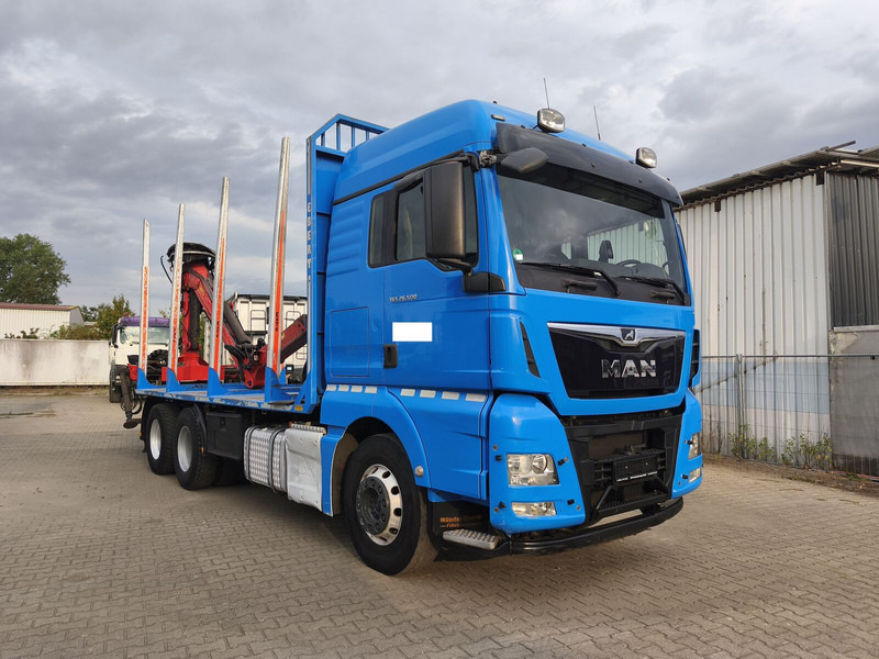 MAN TGX 26.500 Holz-LKW Euro6 6x4 Holztransporter m Palfinger (16) - משאית עץ, משאית מנוף: תמונה 2 MAN TGX 26.500 Holz-LKW Euro6 6x4 Holztransporter m Palfinger (16) - משאית עץ, משאית מנוף: תמונה 2