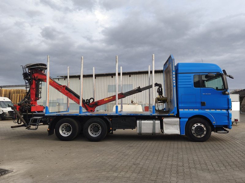 MAN TGX 26.500 Holz-LKW Euro6 6x4 Holztransporter m Palfinger (16) - משאית עץ, משאית מנוף: תמונה 4 MAN TGX 26.500 Holz-LKW Euro6 6x4 Holztransporter m Palfinger (16) - משאית עץ, משאית מנוף: תמונה 4