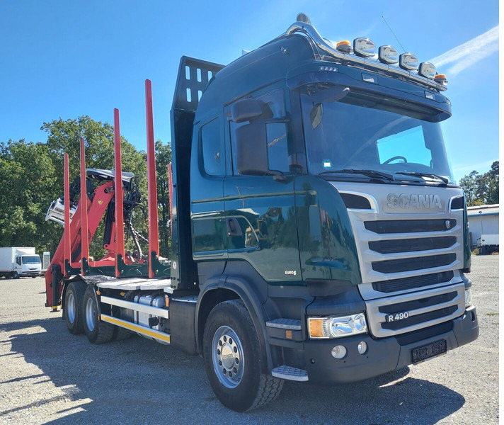 Scania R490 6x4 Euro 6 Kurzholz Palfinger AHK (2) - משאית עץ, משאית מנוף: תמונה 5 Scania R490 6x4 Euro 6 Kurzholz Palfinger AHK (2) - משאית עץ, משאית מנוף: תמונה 5