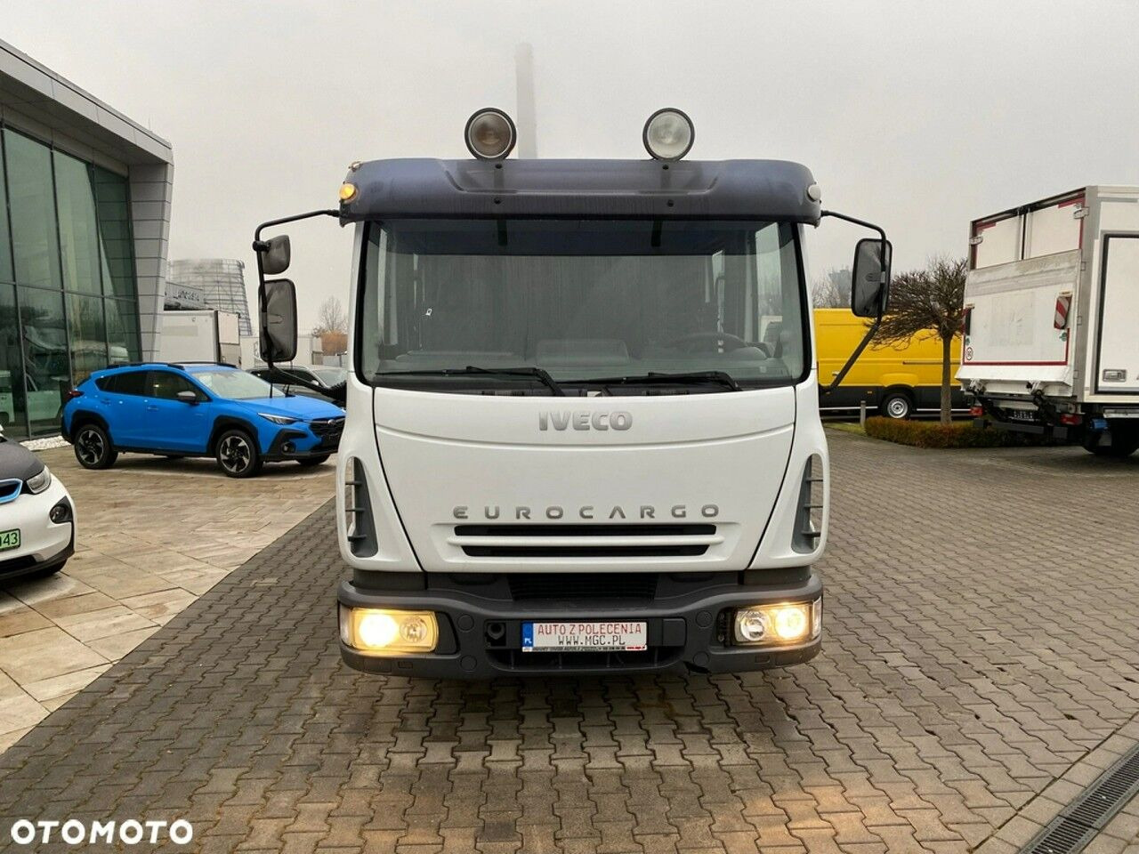 משאית צד נופל/ שטוחה, משאית מנוף Iveco Eurocargo ML80E17 / HDS HMF / 1 Owner / Doka: תמונה 6