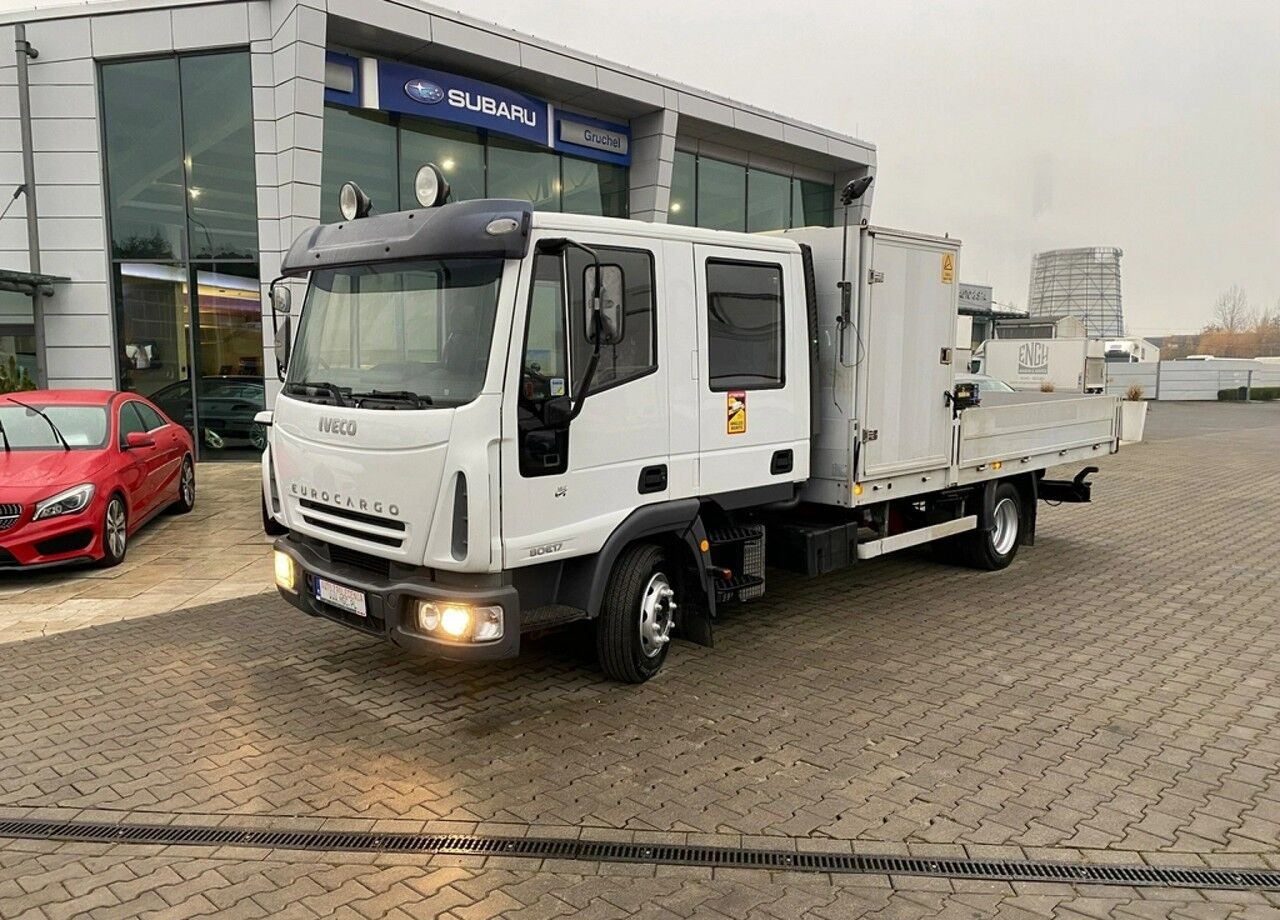 Iveco Eurocargo ML80E17 - משאית צד נופל/ שטוחה, משאית מנוף: תמונה 2 Iveco Eurocargo ML80E17 - משאית צד נופל/ שטוחה, משאית מנוף: תמונה 2