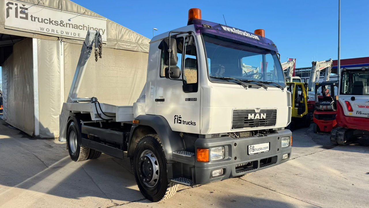 MAN 18.284 LK 4x2 absetz tipper - euro 2 - מוביל מכולות/ משאית החלפת גוף: תמונה 3 MAN 18.284 LK 4x2 absetz tipper - euro 2 - מוביל מכולות/ משאית החלפת גוף: תמונה 3