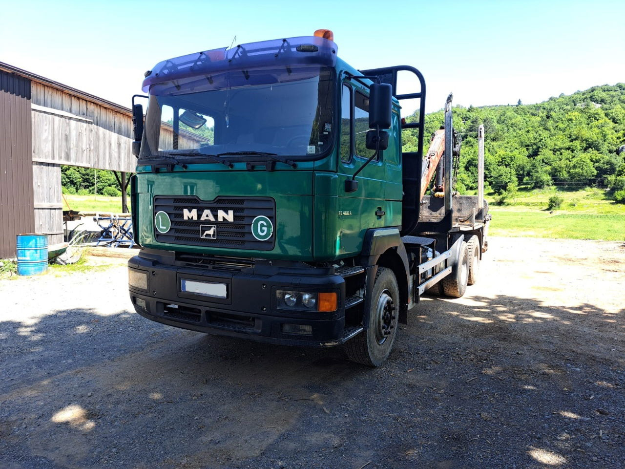 MAN 33.464 6x4 forest truck - Complete Spring - Epsilon E128 + scissors - מכונות אחרות: תמונה 1 MAN 33.464 6x4 forest truck - Complete Spring - Epsilon E128 + scissors - מכונות אחרות: תמונה 1