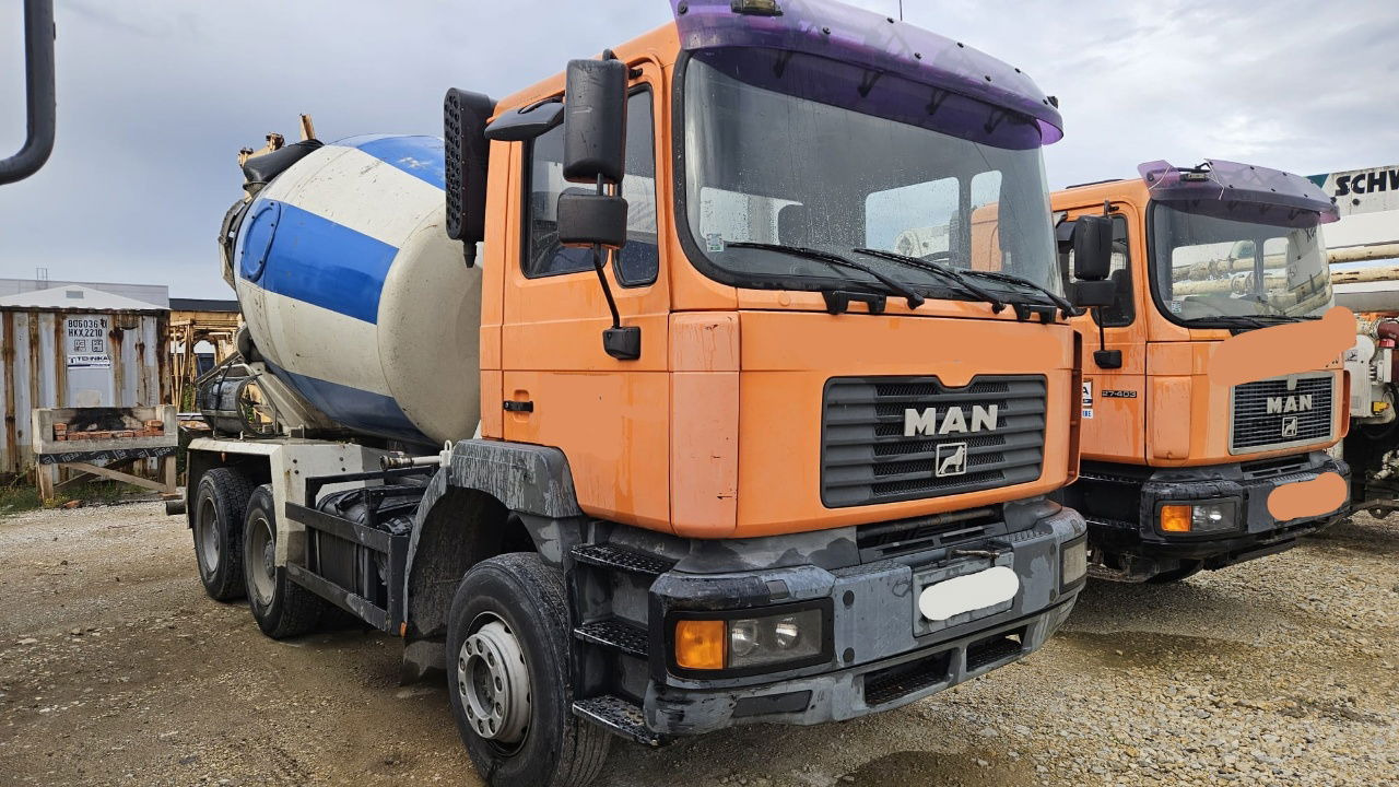 MAN FE 410A 8x4 mixer - 7m3 - euro 3 - משאית מערבלת בטון: תמונה 2 MAN FE 410A 8x4 mixer - 7m3 - euro 3 - משאית מערבלת בטון: תמונה 2