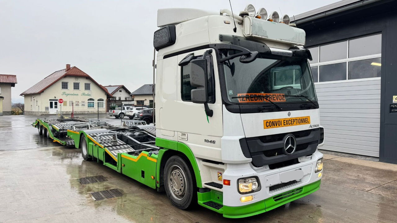 Mercedes-Benz Actros 1846 4x2 LKW transporter + Boerner trailer - משאית הובלה אוטומטית: תמונה 3 Mercedes-Benz Actros 1846 4x2 LKW transporter + Boerner trailer - משאית הובלה אוטומטית: תמונה 3