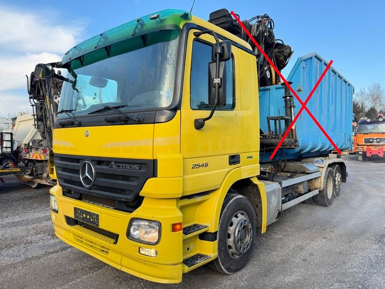 Mercedes-Benz Actros 2546 6x2 abroll - retarder - front spring - מוביל מכולות/ משאית החלפת גוף: תמונה 1 Mercedes-Benz Actros 2546 6x2 abroll - retarder - front spring - מוביל מכולות/ משאית החלפת גוף: תמונה 1