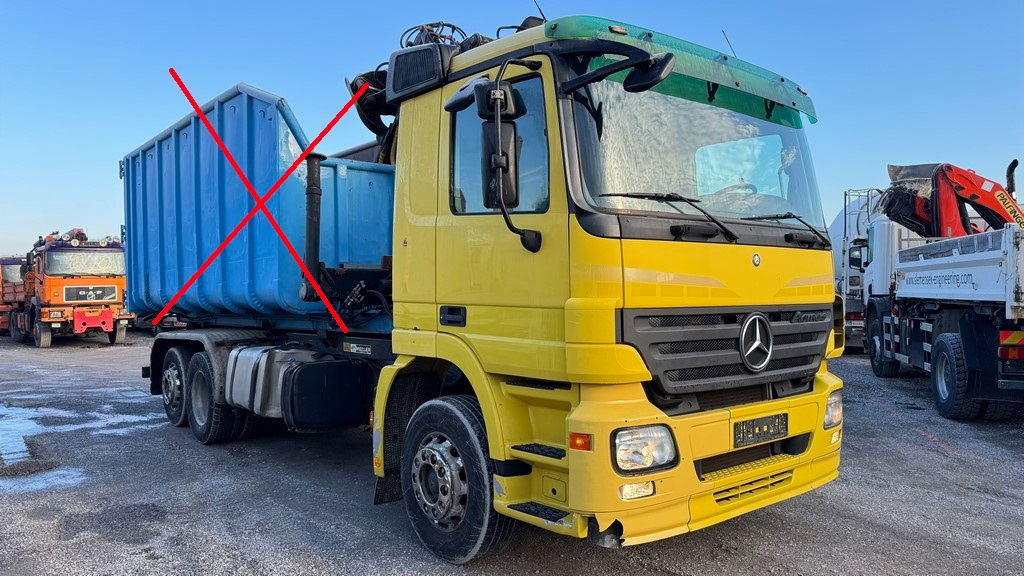 Mercedes-Benz Actros 2546 6x2 abroll - retarder - front spring - מוביל מכולות/ משאית החלפת גוף: תמונה 2 Mercedes-Benz Actros 2546 6x2 abroll - retarder - front spring - מוביל מכולות/ משאית החלפת גוף: תמונה 2
