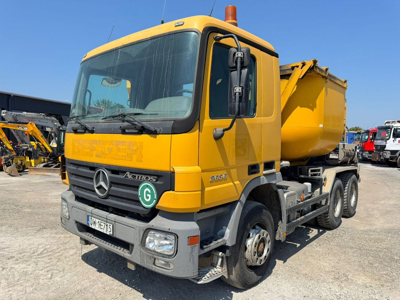 Mercedes-Benz Actros 2636 K 6x4 mulda tipper - full spring - מזהיר: תמונה 1 Mercedes-Benz Actros 2636 K 6x4 mulda tipper - full spring - מזהיר: תמונה 1