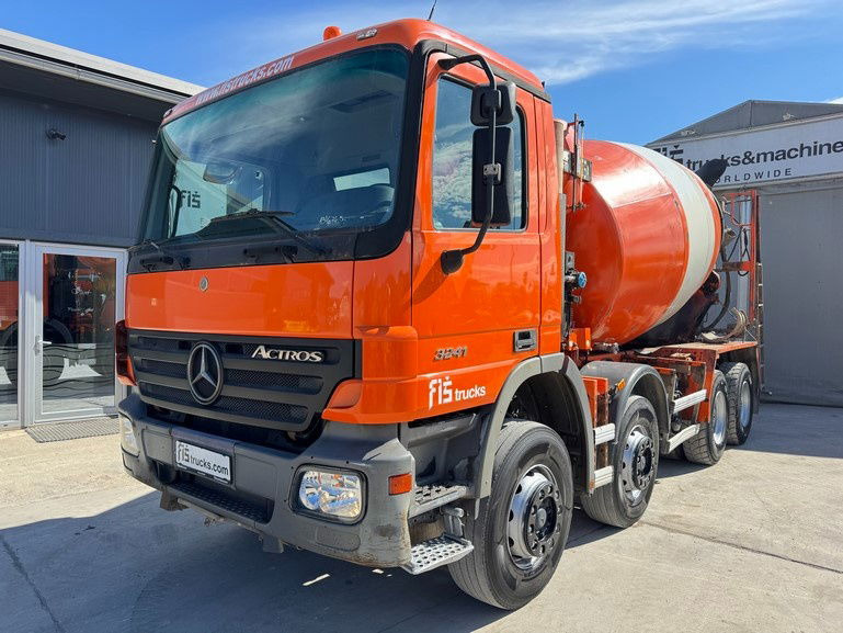 Mercedes-Benz Actros 3241 8x4 mixer 9m3 - משאית מערבלת בטון: תמונה 1 Mercedes-Benz Actros 3241 8x4 mixer 9m3 - משאית מערבלת בטון: תמונה 1