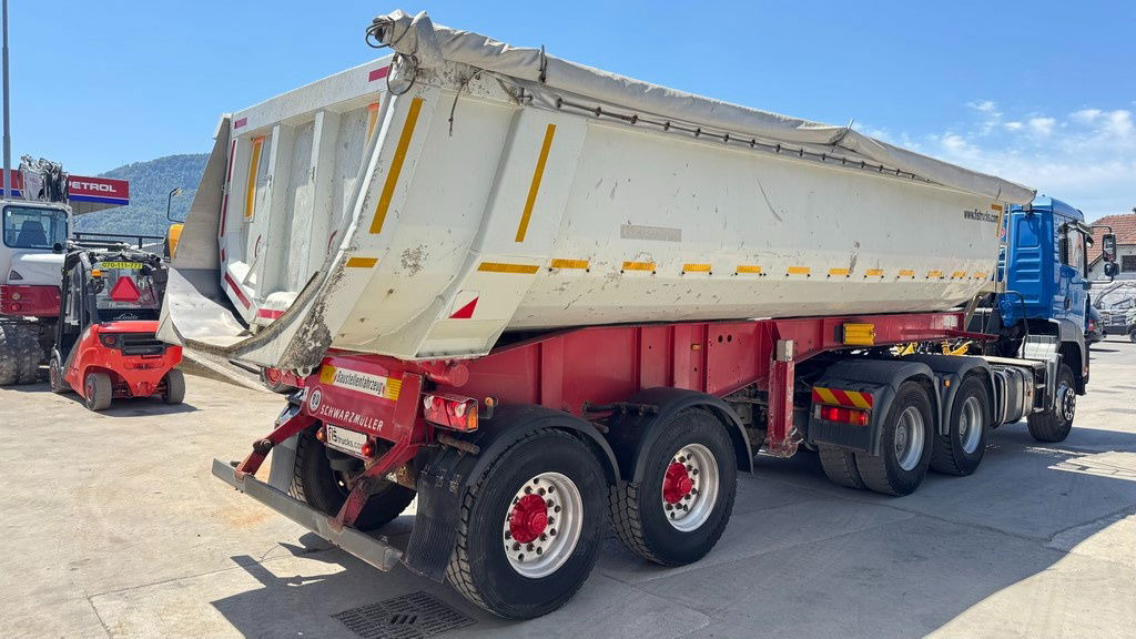 Schwarzmüller K202 2-Axle Tipper - Taurpaulin - סמיטריילר עם מזהיר: תמונה 3 Schwarzmüller K202 2-Axle Tipper - Taurpaulin - סמיטריילר עם מזהיר: תמונה 3