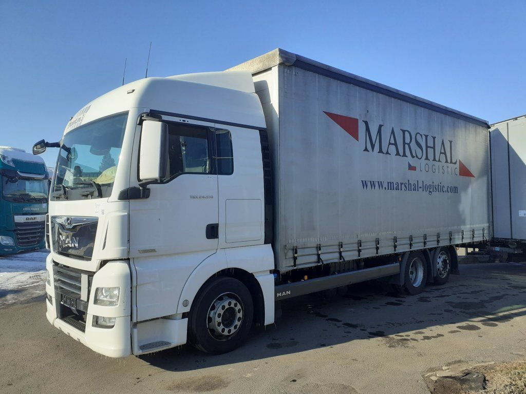 MAN TGX24.510 EURO 6 6x2 + Wecon - משאית וילונות צד: תמונה 2 MAN TGX24.510 EURO 6 6x2 + Wecon - משאית וילונות צד: תמונה 2